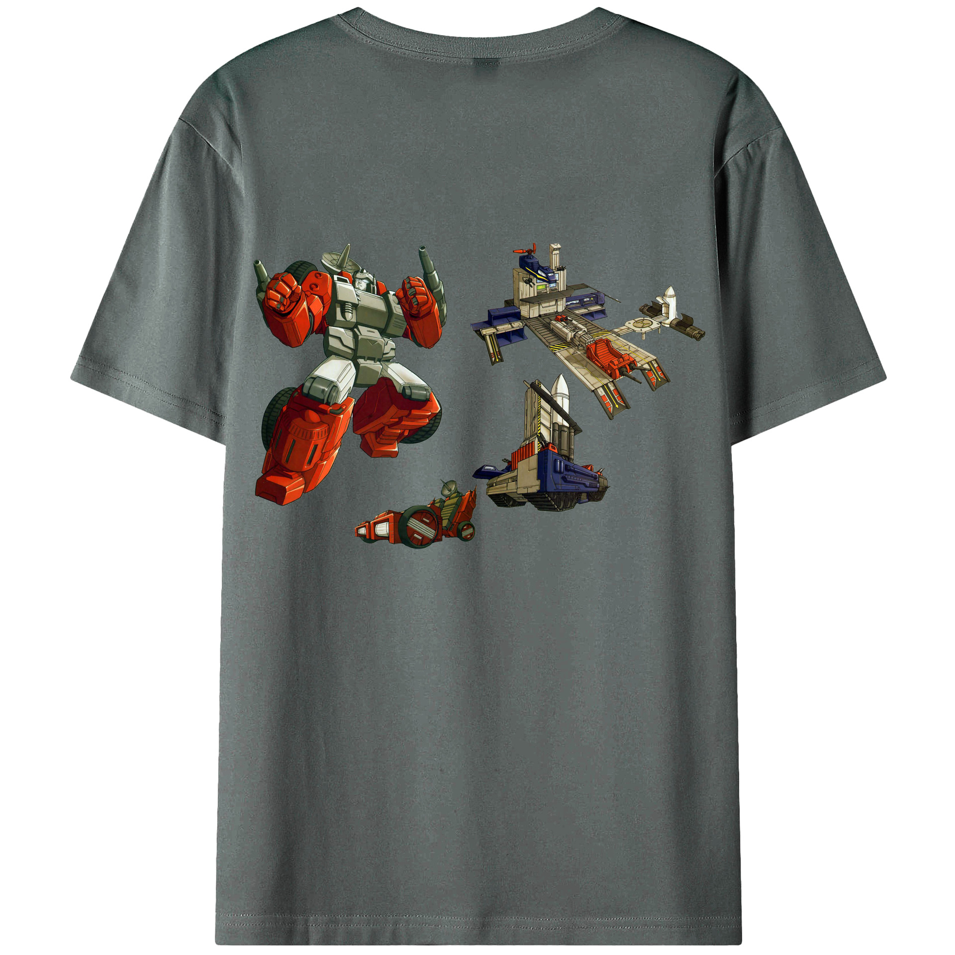 （画像用）  綿100％ メンズ半袖Tシャツ（バックプリント） 通気性